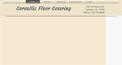 Desktop Screenshot of corvallisfloorcovering.com